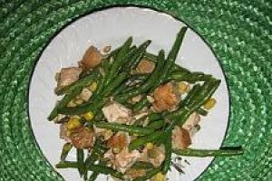 Salata de fasole verde cu pui