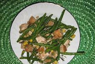 Salata de fasole verde cu pui