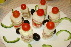 Mini aperitive Sandwici