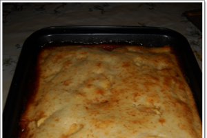 Prajitura rasturnata cu mere si caramel