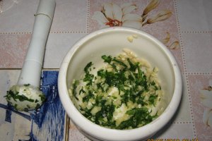 Dovlecei caliti cu mujdei de usturoi-specific tarilor arabe