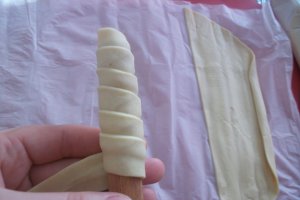 Rulouri cu crema de vanilie