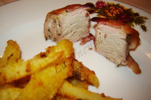 Muschiulet de porc in bacon cu sos de coniac
