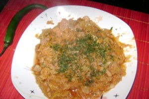 Varza acra calita cu porc
