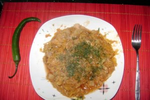 Varza acra calita cu porc