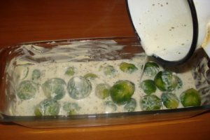 Varza de Bruxelles gratinata