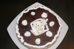 Tort cu mere,caramel si ciocolata