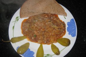 Varza cu carne tocata si orez