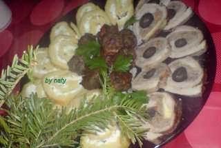 Rulada aperitiv cu carne de porc