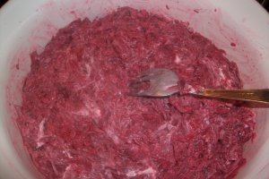 Ficat invelit in bacon si sfecla rosie
