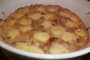 Gratin cu andive si kaiser