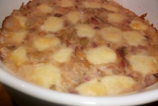 Gratin cu andive si kaiser