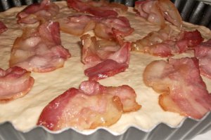 Pizza carbonara