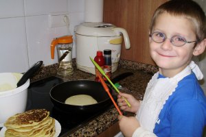 Pancakes cu mascarpone