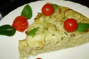Tarta aperitiv cu dovlecel si branza