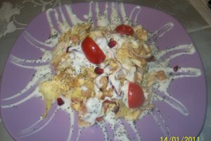 Salata de oua cu creveti