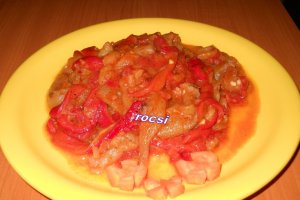 Mancare de ardei copti