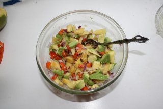 Mango & avocado salsa