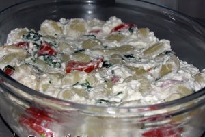 Gnocchi cu rosii si spanac