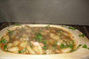 Tocanita de cartofi cu carne de pui