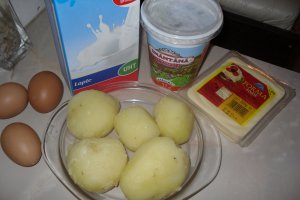 Cartofi frantuzesti cu jambon