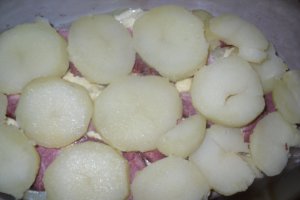 Cartofi frantuzesti cu jambon