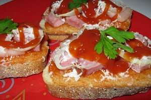 Pizza pe pâine