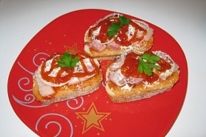 Pizza pe pâine