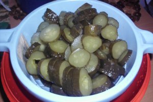 Tocăniţă de porc şi castraveţi muraţi