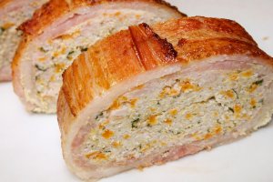 Drob de pui in bacon
