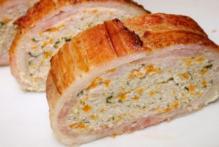 Drob de pui in bacon