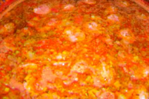 Ciorba de fasole cu carnati