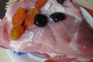Friptura de porc in sos de fructe  ** 100 **