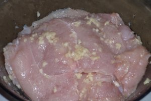 Friptura de pui usturoiata