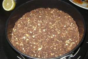 Cheesecake de ciocolata cu portocale