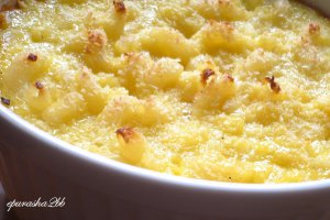 Budinca de paste cu nuca de cocos