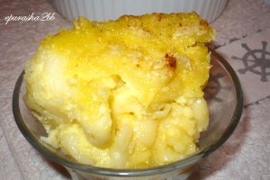 Budinca de paste cu nuca de cocos
