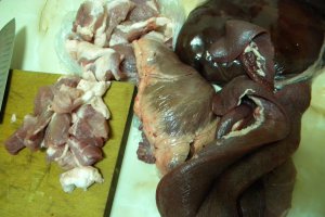 Tochitura din organe de porc