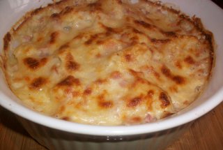 Gratin de conopida si jambon