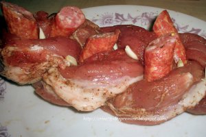 Muschi de porc impletit
