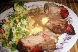 Muschi de porc impletit