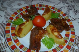 Pulpa de curcan la cuptor