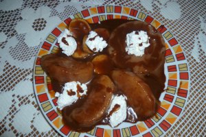 Fructe in glazura de ciocolata