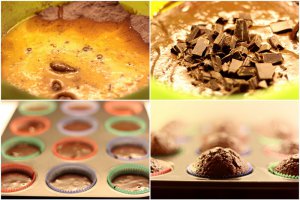 Double chocolate muffins