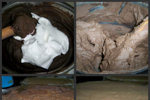 Tort cu crema ganache