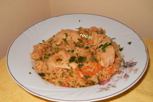 Pilaf cu piept de pui