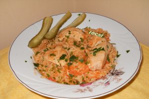 Pilaf cu piept de pui