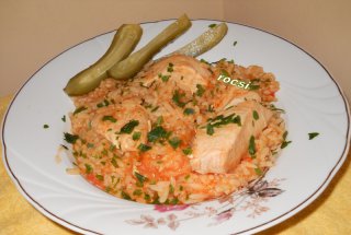 Pilaf cu piept de pui