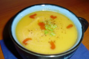 Supa crema de cartofi dulci