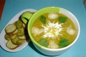 Supa crema de brocoli (cu mustar)